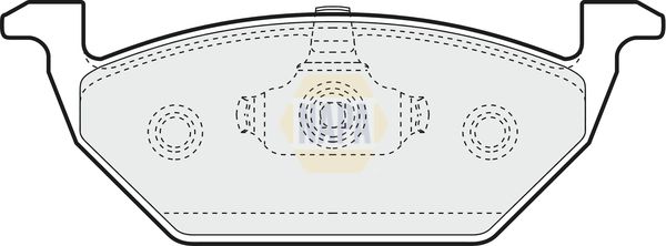 Napa NBP1189 Brake Pad Set, disc brake - 1