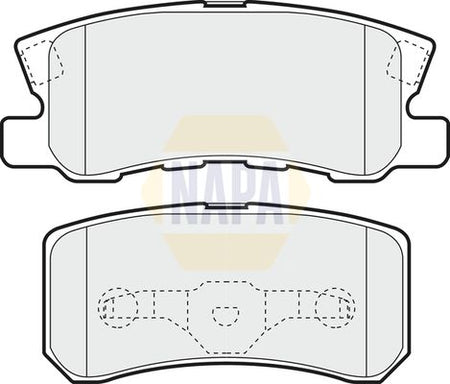 Napa NBP1191 Brake Pad Set, disc brake - 1