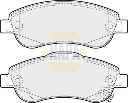 Napa NBP1194 Brake Pad Set, disc brake - 1