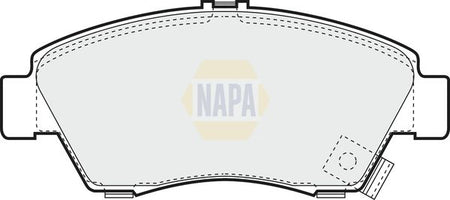 Napa NBP1195 Brake Pad Set, disc brake - 1