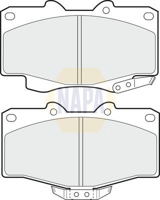 Napa NBP1196 Brake Pad Set, disc brake - 1