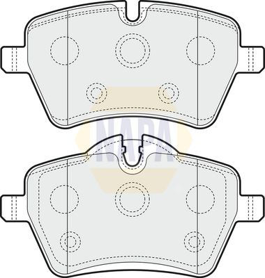 Napa NBP1197 Brake Pad Set, disc brake - 1