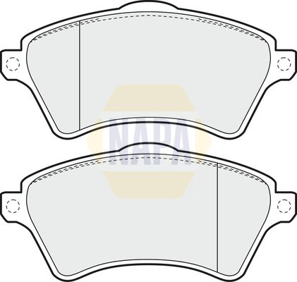 Napa NBP1200 Brake Pad Set, disc brake - 1