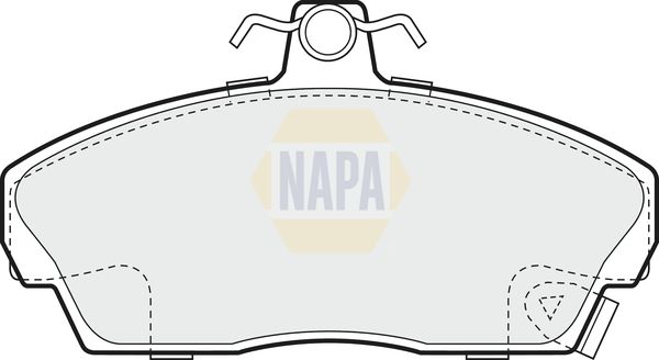 Napa NBP1209 Brake Pad Set, disc brake - 1