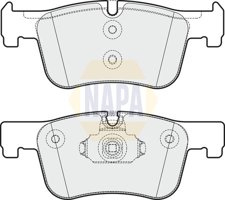 Napa NBP1213 Brake Pad Set, disc brake - 1
