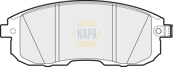 Napa NBP1220 Brake Pad Set, disc brake - 1