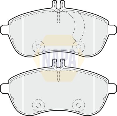 Napa NBP1226 Brake Pad Set, disc brake - 1