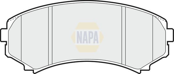 Napa NBP1227 Brake Pad Set, disc brake - 1