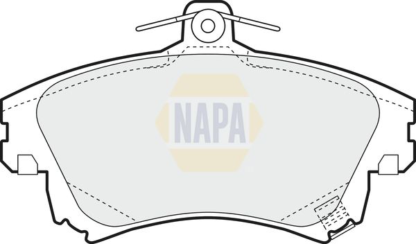 Napa NBP1231 Brake Pad Set, disc brake - 1