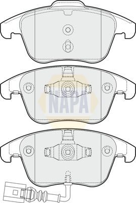 Napa NBP1243 Brake Pad Set, disc brake - 1