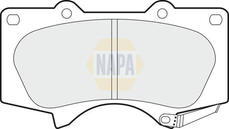 Napa NBP1248 Brake Pad Set, disc brake - 1