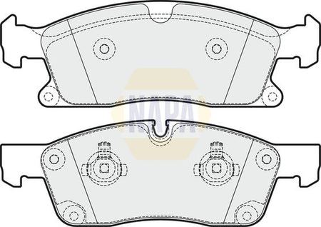 Napa NBP1251 Brake Pad Set, disc brake - 1