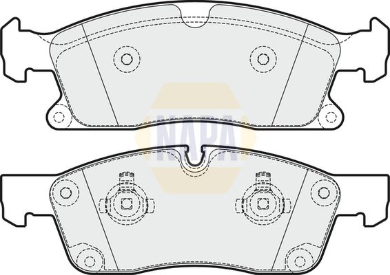 Napa NBP1251 Brake Pad Set, disc brake - 1
