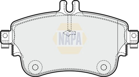 Napa NBP1252 Brake Pad Set, disc brake - 1