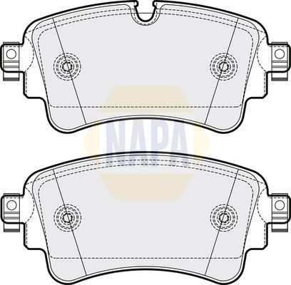 Napa NBP1253 Brake Pad Set, disc brake - 1