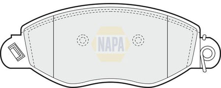 Napa NBP1256 Brake Pad Set, disc brake - 1