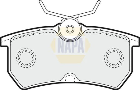 Napa NBP1258 Brake Pad Set, disc brake - 1