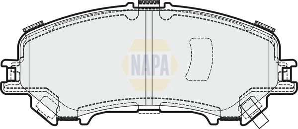 Napa NBP1259 Brake Pad Set, disc brake - 1