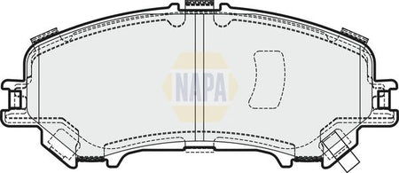 Napa NBP1259 Brake Pad Set, disc brake - 1