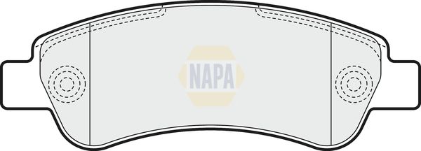 Napa NBP1269 Brake Pad Set, disc brake - 1
