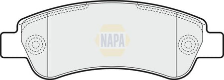 Napa NBP1269 Brake Pad Set, disc brake - 1