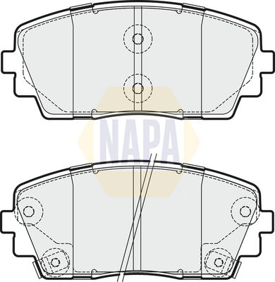 Napa NBP1273 Brake Pad Set, disc brake - 1