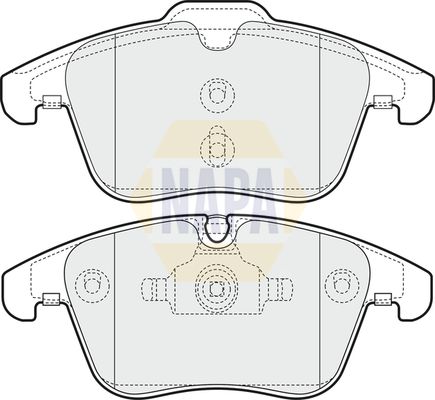 Napa NBP1275 Brake Pad Set, disc brake - 1