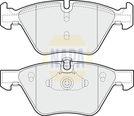 Napa NBP1276 Brake Pad Set, disc brake - 1