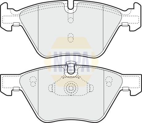 Napa NBP1276 Brake Pad Set, disc brake - 1