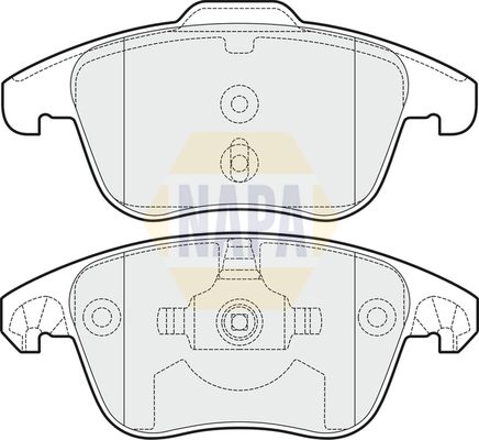 Napa NBP1277 Brake Pad Set, disc brake - 1