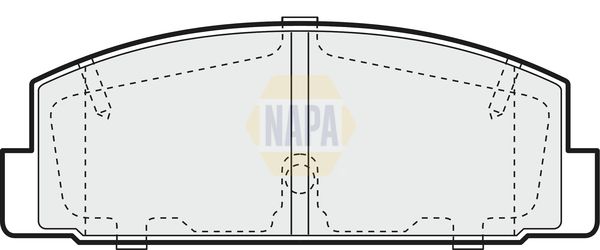 Napa NBP1278 Brake Pad Set, disc brake - 1
