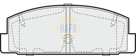 Napa NBP1278 Brake Pad Set, disc brake - 1