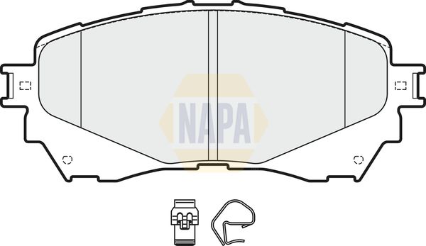 Napa NBP1291 Brake Pad Set, disc brake - 1