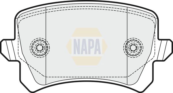 Napa NBP1293 Brake Pad Set, disc brake - 1