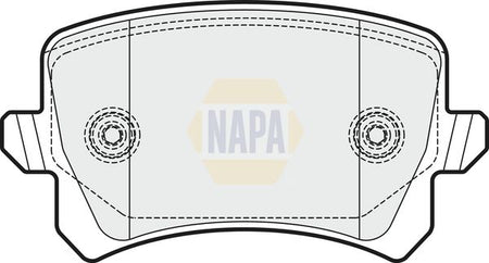 Napa NBP1293 Brake Pad Set, disc brake - 1