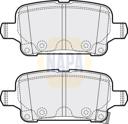 Napa NBP1294 Brake Pad Set, disc brake - 1