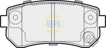Napa NBP1303 Brake Pad Set, disc brake - 1