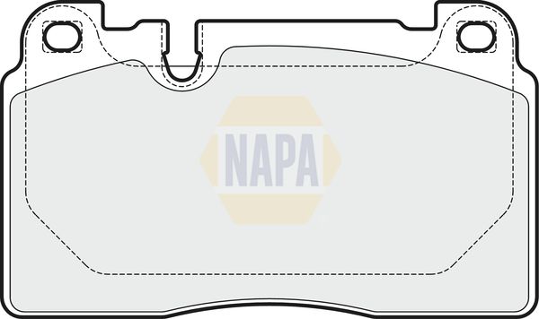 Napa NBP1304 Brake Pad Set, disc brake - 1