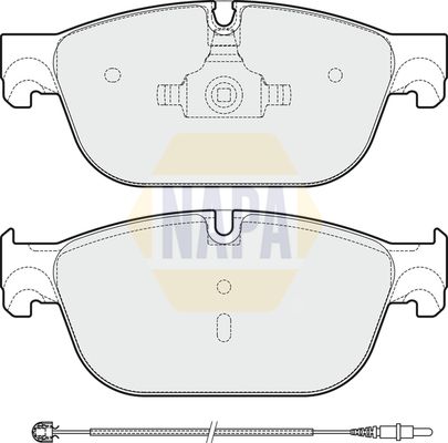 Napa NBP1305 Brake Pad Set, disc brake - 1