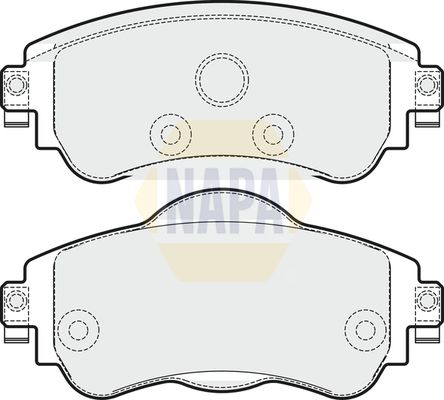Napa NBP1310 Brake Pad Set, disc brake - 1