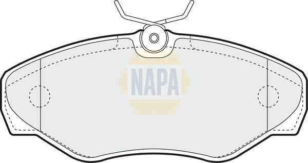 Napa NBP1314 Brake Pad Set, disc brake - 1