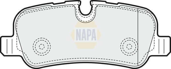 Napa NBP1315 Brake Pad Set, disc brake - 1