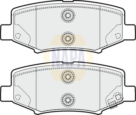 Napa NBP1316 Brake Pad Set, disc brake - 1