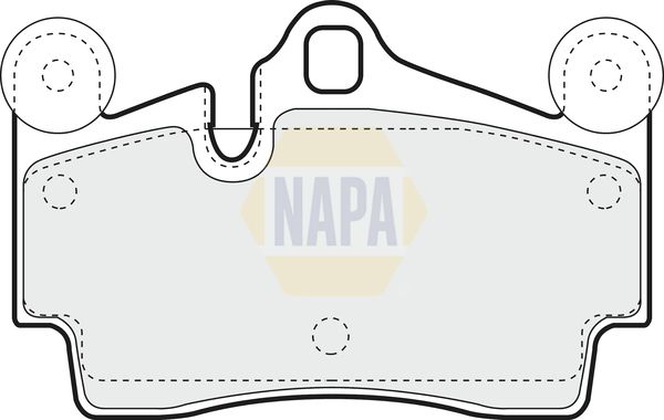 Napa NBP1319 Brake Pad Set, disc brake - 1