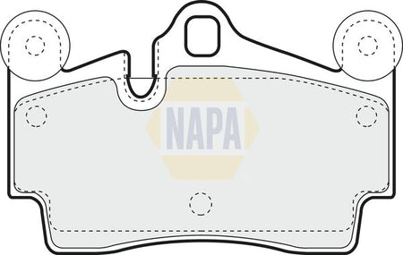 Napa NBP1319 Brake Pad Set, disc brake - 1