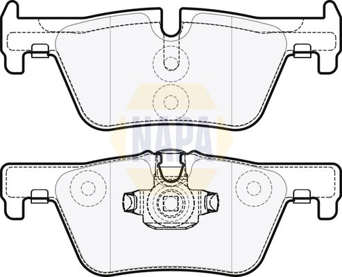 Napa NBP1323 Brake Pad Set, disc brake - 1