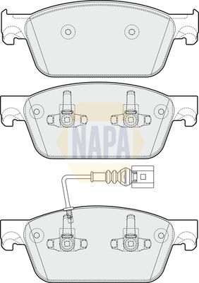Napa NBP1330 Brake Pad Set, disc brake - 1
