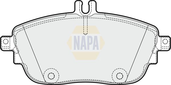 Napa NBP1337 Brake Pad Set, disc brake - 1