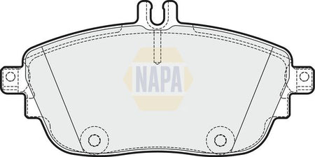 Napa NBP1337 Brake Pad Set, disc brake - 1