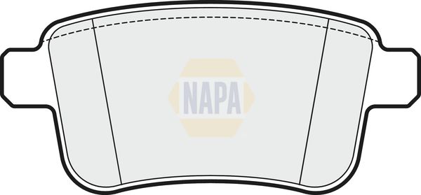 Napa NBP1338 Brake Pad Set, disc brake - 1